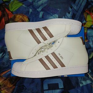adidas Sneakers Shoes Mens Size 11 Pro Model Ivory IF6871 NWT